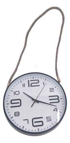 Reloj De Pared Redondo 25cm Con Cuerda 0