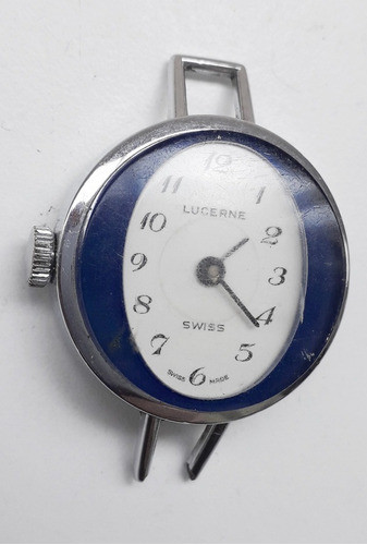Reloj Retro A Cuerda Lucerne 1 Rubi 3 Cm Anda No Envío 0
