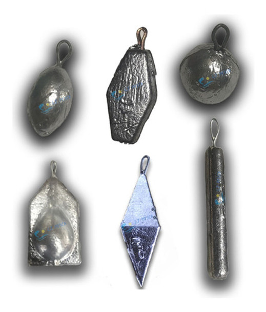 5 Plomadas Comunes De 50gr Ideal Pesca Pejerrey Y Variada 0 5 Plomadas Comunes De 50gr Ideal Pesca Pejerrey Y Variada 0