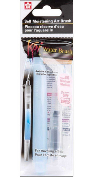 Pincel Reservatorio Longo Para Aquarela Koi Sakura Medio 0