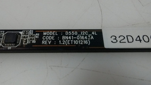 Botonera + Sensor Remoto Samsung Un32d4003 Bn41-01643a 0