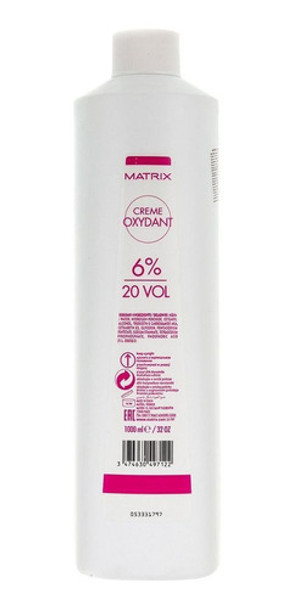 Oxidante Profesional Matrix 20vol 0