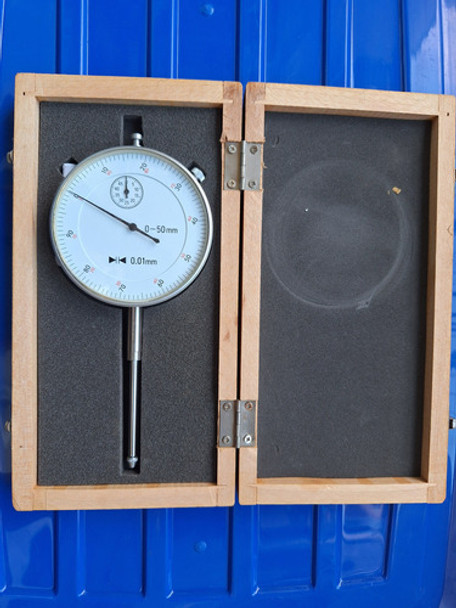 Reloj Comparador Centesimal   0.01 Mm - 0-50 Mm 0
