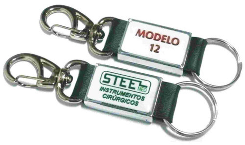 100 Chaveiro Tira Couro Lembrança Chave Carro Brinde R905 0