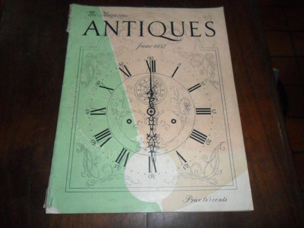 Revista Antiques 1952 Decoracion Antiguedades Reloj 0