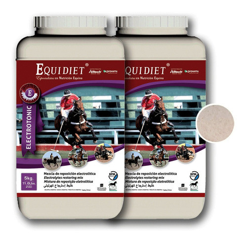 Pack Suplemento Rehidratante Caballos, Equidiet Electrotonic 0
