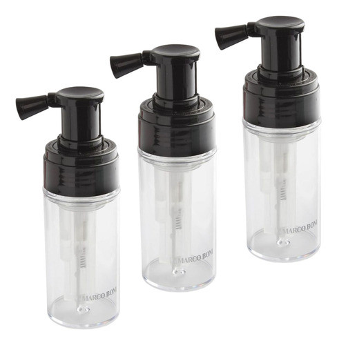 Kit 3 Pulverizador Talco 100ml Jato Dosador Men Marco Boni 0