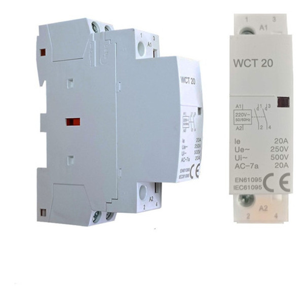 Contactor Relay Modular 20a 2p Din 220v Din - Electroimporta 0 Contactor Relay Modular 20a 2p Din 220v Din - Electroimporta 0