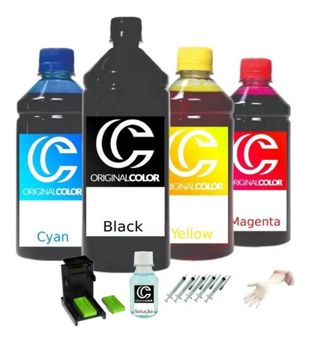 1350ml Combo Tinta Recarga Cartuchos Impressora Snap Fill 0