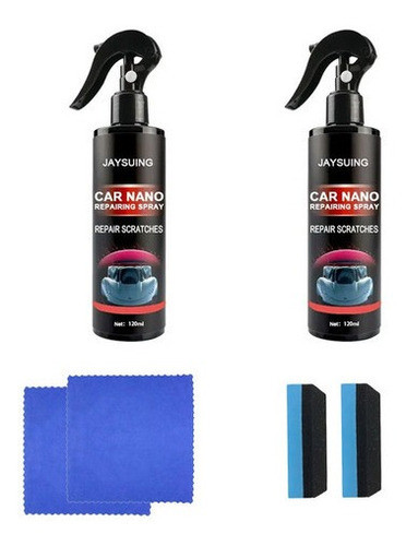 2x Tintas Para Reparo Automotivo Nano Spray 120ml 0