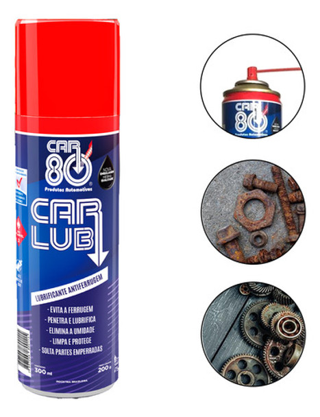 Lubrificante Anti Ferrugem Car 80 300 Ml 0