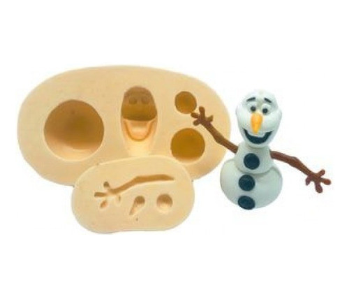 Molde De Silicone Frozen - Olaf 3d Mod 2 0