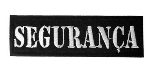 Patch Bordado Segurança Mini Com Fecho De Contato 0