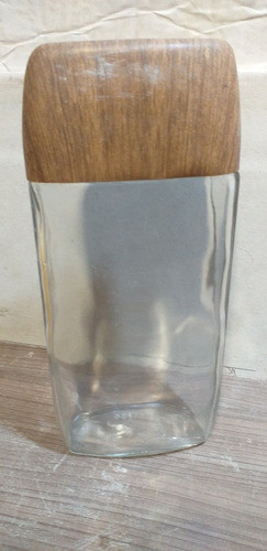 Antiguo Botellón Con Tapa Rectangular Muy Raro 0