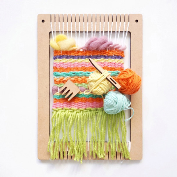 Kit De Tejido En Telar - Tapíz-  Waldorf - Montessori 0