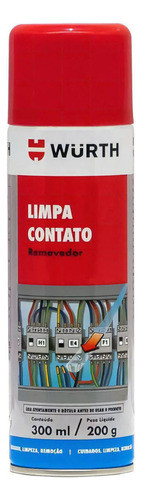 Limpa Contato Alta Performance  Wurth De 300ml 0