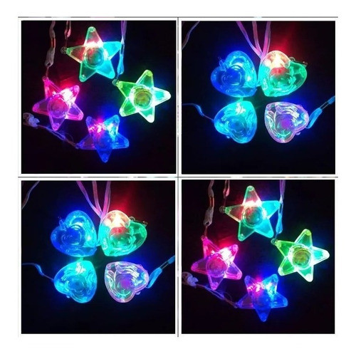20 Collares Colgantes Luminos Led - Cotillon Luminoso 0