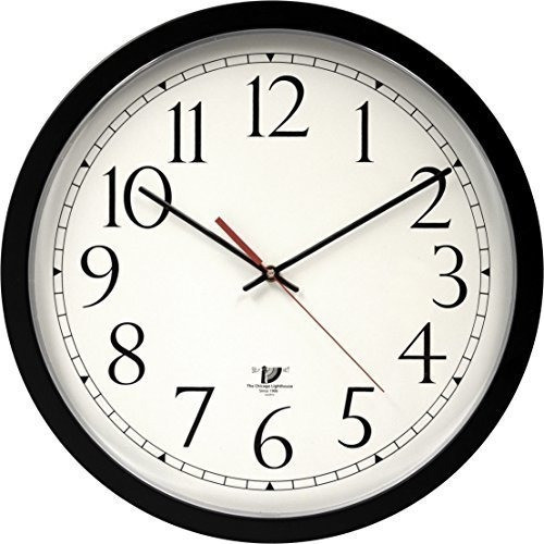 Chicago Faro Selfset 165 Es Reloj De Pared Negro 0