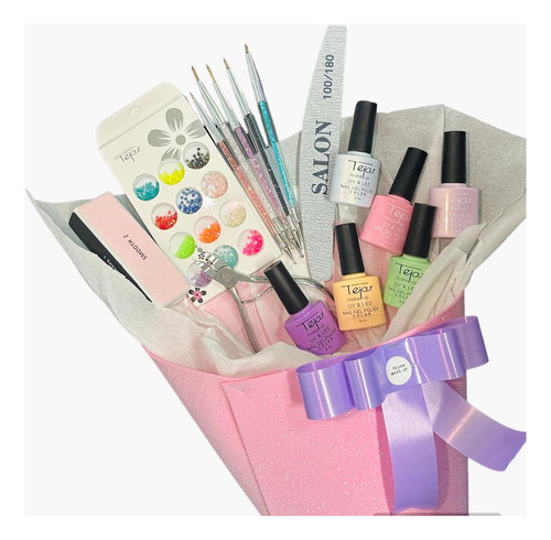 Ramo Para Manicuria Tejar Make Up Completo 0