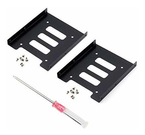 Soporte Ssd 2.5 A 3.5 Adaptador 2pack, Hftywy Kit De Soporte 0