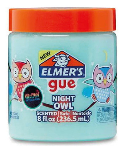 Elmer's Gue Night Owl - Pegamento - Slime X 236ml 0