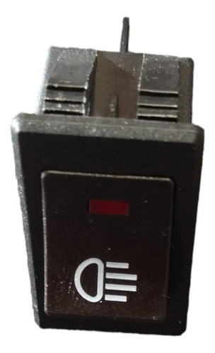 Llave De Plastico Con Testigo Luz Rojo On-off 4 Patas 0