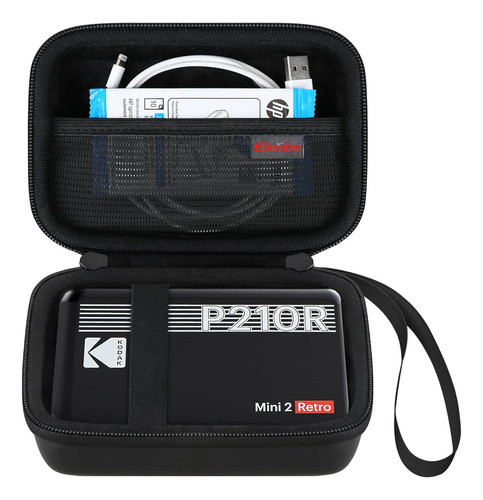 Funda Para Kodak Mini 2 Retro 4pass Negra Durable Compacta 0