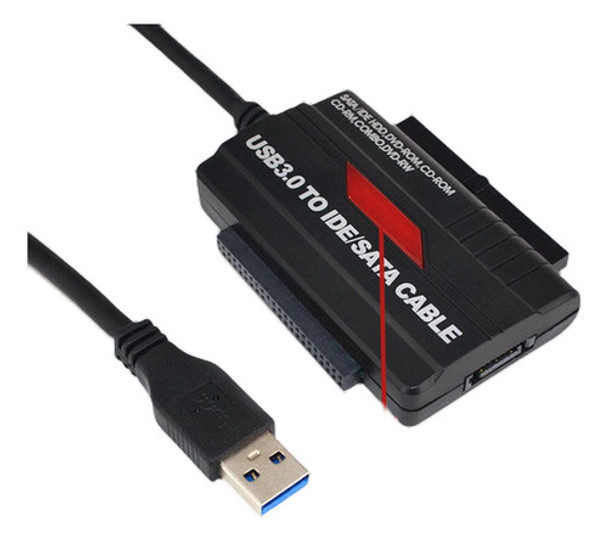 Usb 3.0 A 2.5  3.5  5.25  Ide Sata Hard Drive Hdd Reader Con 0