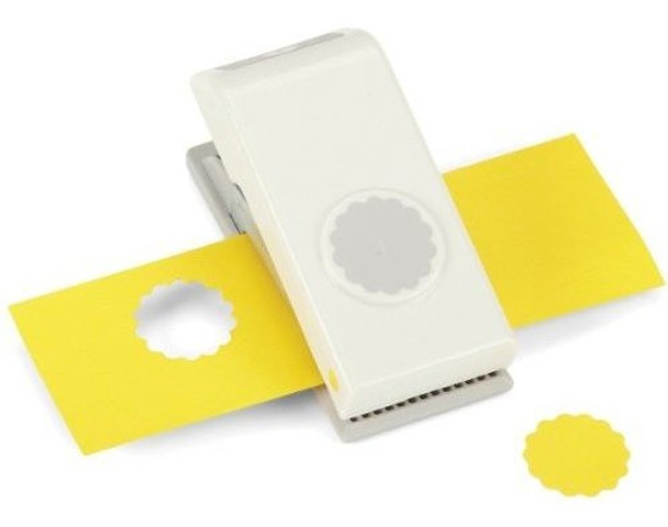 Ek Tools Circulo Punch 1inch Borde Festoneado Nuevo Paquete 0