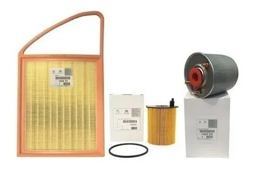 Kit 4 Filtros Completo Peugeot 208 - Hdi Original 0