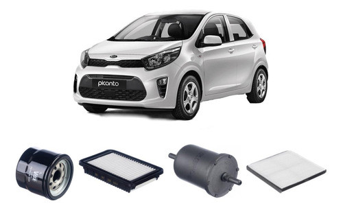 Kit Filtros Para Kia Picanto 1.0 2017 0
