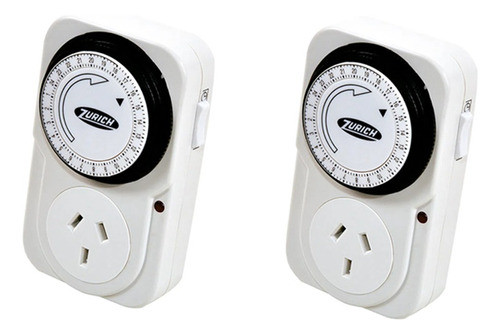 Timer Mecanico Programable Indoor Cultivo X 2 Unidades 0
