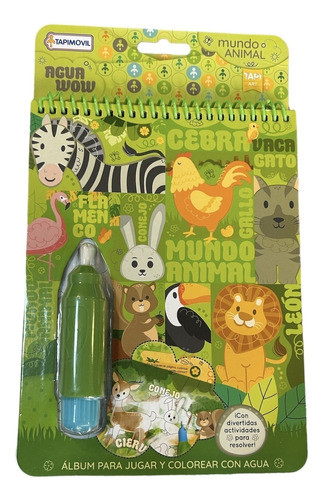 Libro Agua Wow Tapimovil - Mundo Animal 0