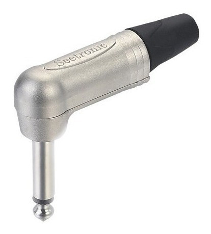 Ficha Plug Mono Metálico Angular Seetronic Sp2rx 0