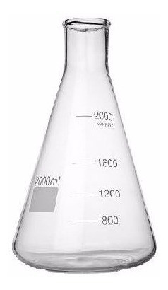Erlenmeyer Graduado Borosilicato 3.3 Clase A Iso 1773 2000ml 0