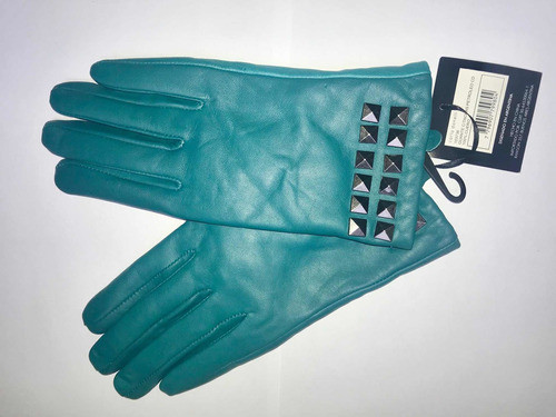 Divinos Guantes De Cuero Con Interior De Piel Carla Danelli 0