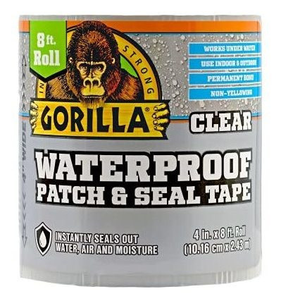 Cinta Gorilla Selladora Waterproof 10cm X 2.4m Transparente 0