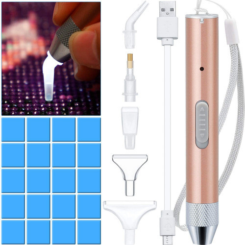 Kit De Herramientas Para Pintura Con Diamantes 5d Led 0