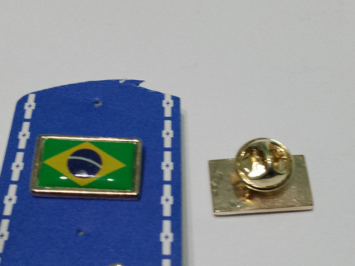 Pins Bandera Brasil De 2 Cms 0