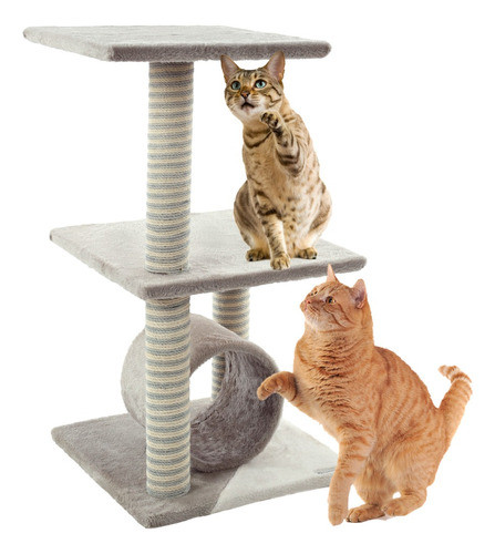 Rascador Gatos Gatitos Arbol Torre Juego Firme Pelota Nuevo 0