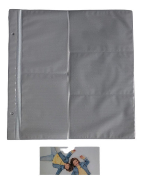 Hojas Para Album 6ps (fotos 10x15 Paq X 10 Unidades) 0