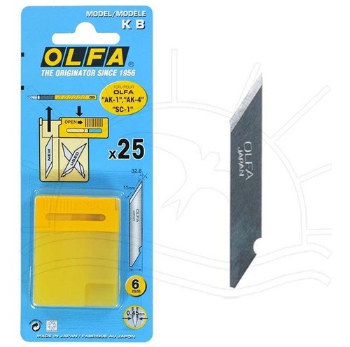 Repuesto De Cortante Ak-1, Ak-4 Olfa - Mosca 0
