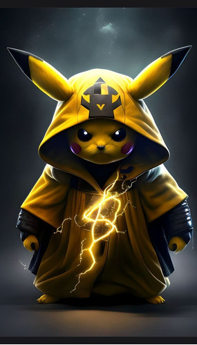Póster Pikachu Pokemon Adhesivo 40x70cm #538 0