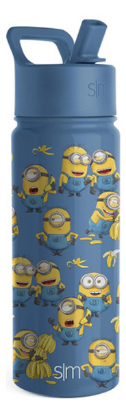 Botella De Agua Reutilizable Para Niños Minions De 510ml 0