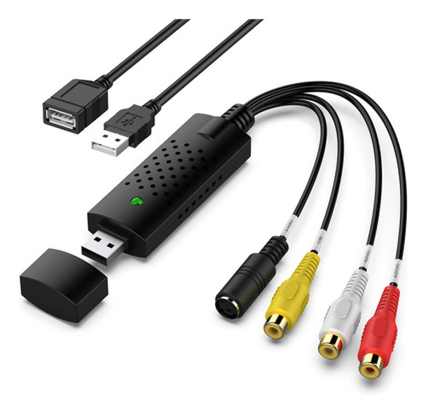 Usb 2.0 Rca De Vídeo Audio Vhs To Dvd Converter Convertir Ta 0