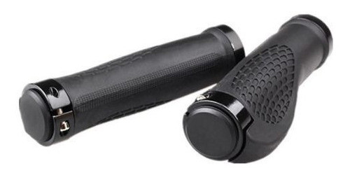 Un Par Negro Ciclismo Bloqueo Bicicleta Bicicleta Handleber 0