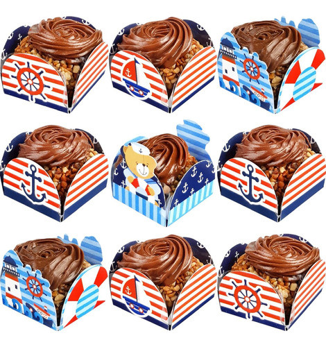 50 Unidades - Forminha Especial Para Doces - Marinheiro 0