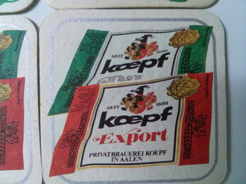 4 Posavasos Cerveza Koepf Doble Faz 0