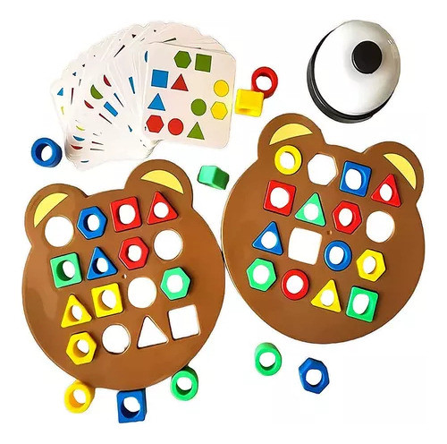 Jogo De Combinação De Formas Educação Infantil Brinquedo 0