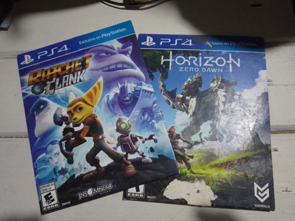 Vendo Dos Juegos Ps4 Horizonte Zero Y Ratchet & Clank 0